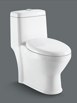 Henan Factory Directly Supply Washroom Sanitaryware One-piece Rimless Siphonic Flush Toilets S-trap 220mm for India Market